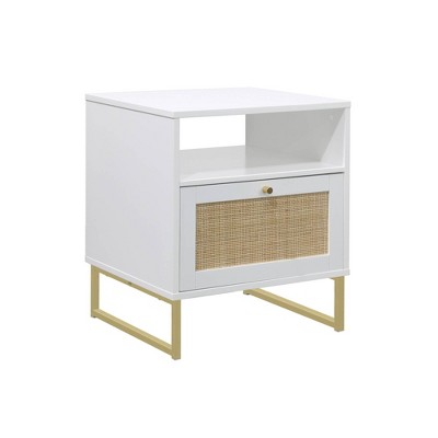 Nathan James Set of 2 Mina Rattan Nightstands