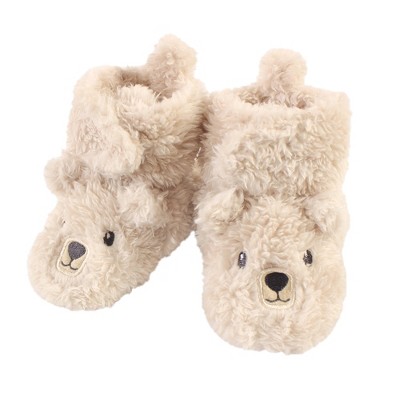 Hudson Baby Baby and Toddler Cozy Fleece Booties, Bear