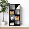 47.05" Langdrew 8 Cube Organizer Black - Signature Design by Ashley: Modern Bookshelf, Laminated MDF - 3 of 4