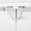 60" Wide Covered Storage Closet White - Brightroom™: Portable Garment Rack, Steel Frame, Adult Assembly Required - 3 of 3