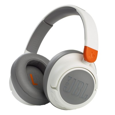 JBL JR 460NC Wireless Over-Ear Noise Canceling Kids Headphones (White)