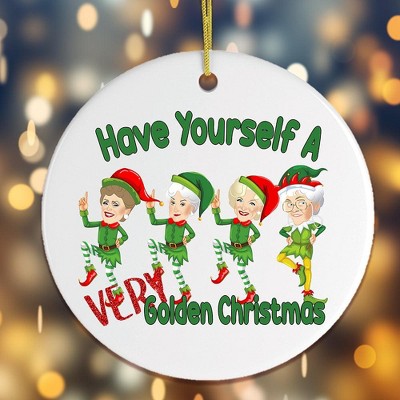 Have Yourself a Very Golden Christmas Ornament| OrnamentallyYou
