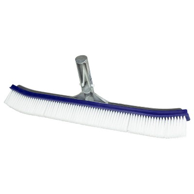 Poolmaster Classic 18'' Aluminum Back Swimming Pool Brush for Inground and Above Ground Pools