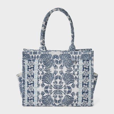 Jacquard Boxy Tote Bag - A New Day™