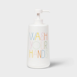 Wash Your Hands Kids' Soap Dispenser - Pillowfort™ - 1 of 3