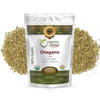Organic Oregano Leaf Cut & Sifted 8 Oz