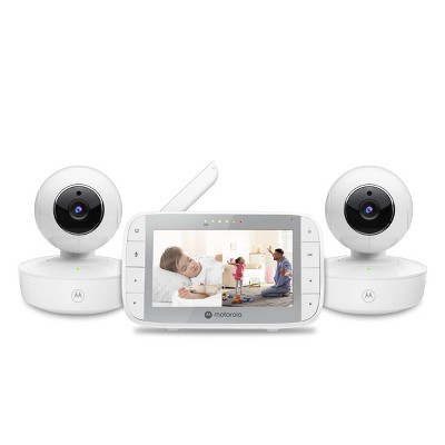 Motorola Nursery VM36XL-2 Non-Wi-Fi Video Baby Monitor with Portable Camera