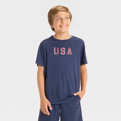 Boys' Short Sleeve 4th of July T-Shirt - All In Motion™