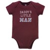 Hudson Baby Infant Boy Cotton Bodysuits 3pk, Boy Daddy - 3 of 4