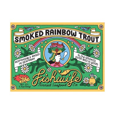 Fishwife Tinned Seafood Co Smoked Rainbow Trout - 3.7oz