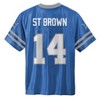 NFL Detroit Lions Boys' Short Sleeve Amon-Ra St. Brown Jersey - 3 of 3