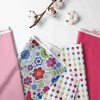 Bacati - Botanical Floral Birds Pink Multicolor 6 pc Crib Bedding Set with Long Rail Guard Cover - 2 of 4