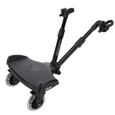 Diono Hop 'n Roll Universal Stroller Board, Compatible, most strollers, wagons and travel systems, Black