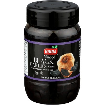 Badia Garlic Black Minced in Water -8 oz