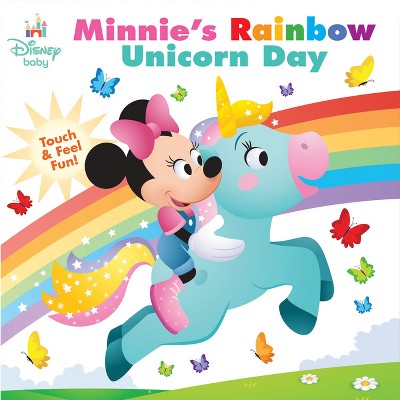Disney Baby: Minnie's Rainbow Unicorn Day - by  Nancy Parent (Board Book)