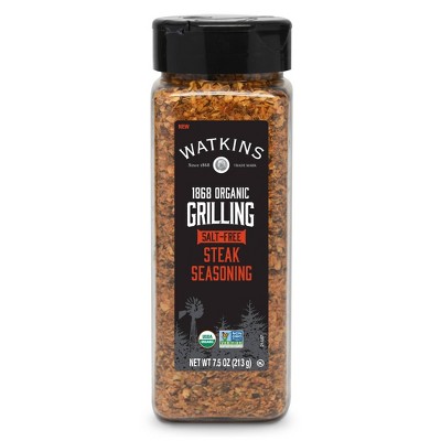 Watkins Organic Grilling Salt-Free Steak Seasoning​ - 7.5oz