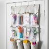 Over The Door 24 Pocket Mesh Shoe Organizer Light Gray - Brightroom™: Hanging Shoe Storage, Holds 24 Pairs, No Assembly Required - 3 of 3
