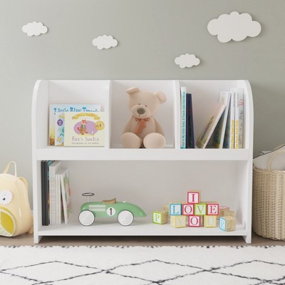 Bookshelf for Kids, 3 Cube Kids Bookcase Toddler Bookshelf Kids Toy Storage Organizer Book Shelves for Kids Room, Playroom, Nursery and Kindergarten