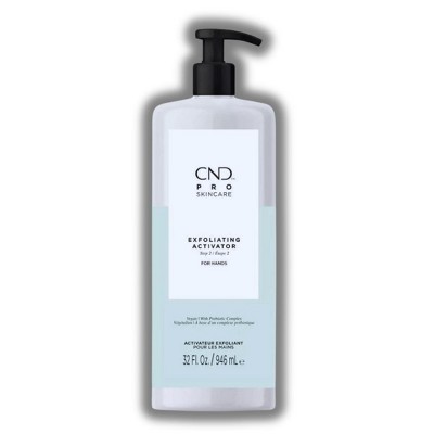 CND Pro Skincare Exfoliating Activator Step2 For Hands (Vegan) 32 oz XXL LITER | help soften & improve the feel of skin on hands & feet