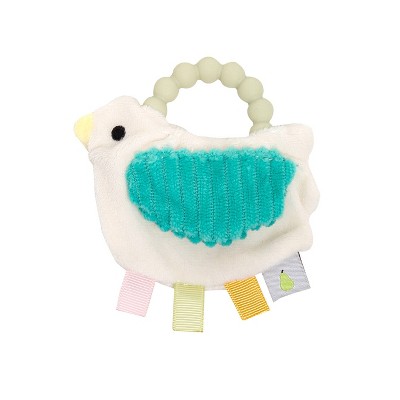 Pearhead Plush Silicone Teether - Bird