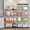 ROOMTEC Glass Display Cabinet, Double Doors, Floor Standing Display Cage, for Living Room Bedroom Office,  Black - 3 of 4