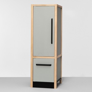 Toy Refrigerator - Hearth & Hand™ with Magnolia: Wooden Play Kitchen Storage, Gender Neutral, Ages 3+ - 1 of 2