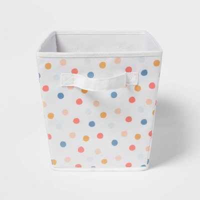Polka Dot Kids' Fabric Bin - Pillowfort™