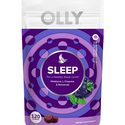 OLLY 3mg Melatonin Sleep Gummies - Blackberry Zen