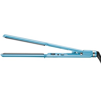 BaBylissPRO Nano Titanium Ultra-Thin Straightening Flat Iron - Blue - 1.5"