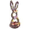 Northlight Floral Grapevine Bunny Shaped Easter Basket Decoration - 21" - 4 of 4