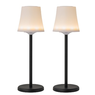 C Cattleya 2-Pack 13" 3CCT Dimmable Cordless LED Table Lamp,Touch Control Desk Lamp with RGB Color Mode