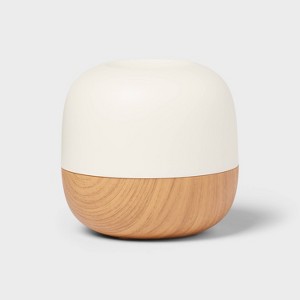 Small Woodgrain Essential Oil Diffuser - Threshold™: Ultrasonic Aroma, 5-Hour Run Time, Auto Shut-Off - 1 of 3