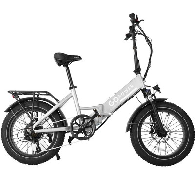 GoPowerBike GoCruiser V2 750W Motor 48V Battery 20" Tires Foldable Step Over Electric Bike Black