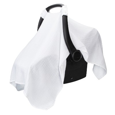 Comfy Cubs Baby Car Seat Cover - Infant Car Seat Cover for Sun with Large Size Car Seat Canopy