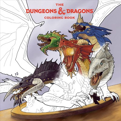 The Dungeons & Dragons Coloring Book - by  Official Dungeons & Dragons Licensed (Paperback)