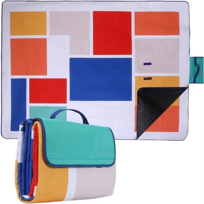 SCUDDLES Picnic Blanket Extra Large, 3-Layer Waterproof, Carry Strap - SCPRGM