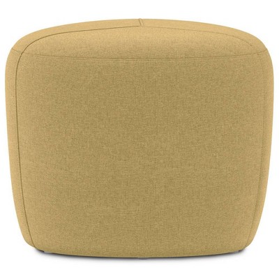 WyndenHall 18" Brea Contemporary Irregular Ottoman