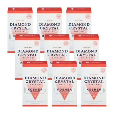 Diamond Crystal Kosher Salt Flakes - Case of 9/3 lb