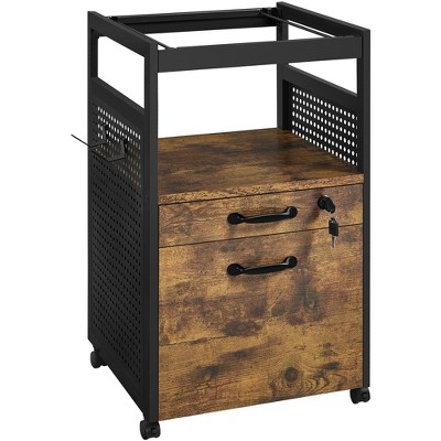 Yaheetech Industrial Office File Cabinet with Open Storage Shelf