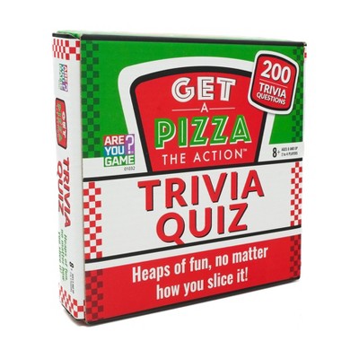AreYouGame.com Get a Pizza the Action Trivia Quiz Board Game