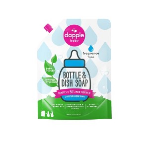 Dapple Bottle And Dish Liquid Soap Refill - Fragrance Free - 34 fl oz - 1 of 4