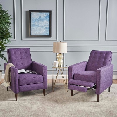 Set of 2 Mervynn Mid-Century Recliner - Christopher Knight Home