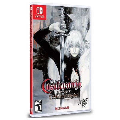 Limited Run Games Castlevania Advance Collection   Aria of Sorrow Cover   Limited Run #198  Nintendo Switch