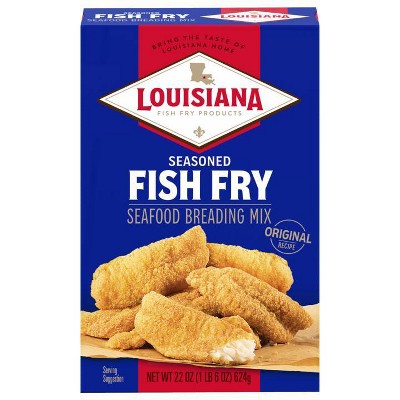 Louisiana Seasoned Fish Fry Breading Mix - 22oz