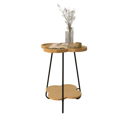 MAYEERTY Round End Table for Living Room