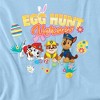 Paw Patrol Easter Egg Hunt Heroes Chase, Rubble And Marshall Kids T Shirt for Toddlers, Light Blue - 3 of 4