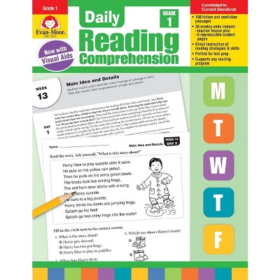 Daily Reading Comprehension, Grade 1 Teacher Edition - by  Evan-Moor Educational Publishers (Paperback)