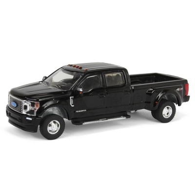 1/64 2022 F-350 Platinum, Metallic Black, Exclusive Diecast Greenlight 51556-A
