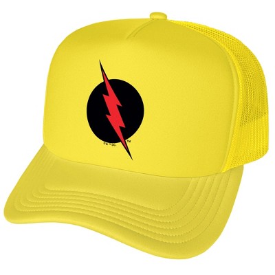 The Flash Reverse Flash Logo Foam Trucker Cap Yellow