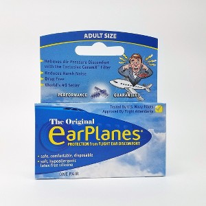 Earplanes AEP Earplugs - 1 pair - 1 of 3
